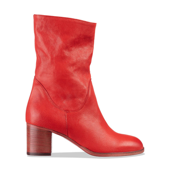 cello women s red boot vintage style habbot