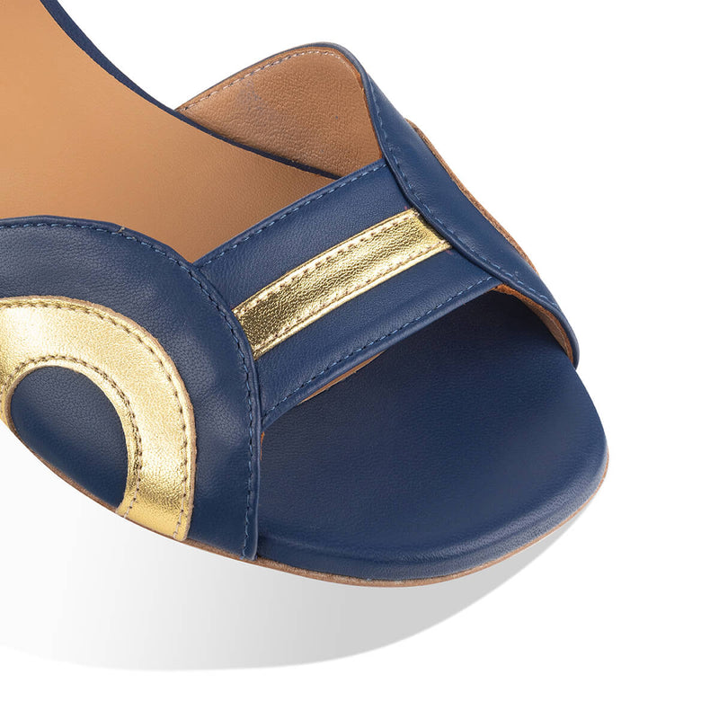 sabolo - navy gold