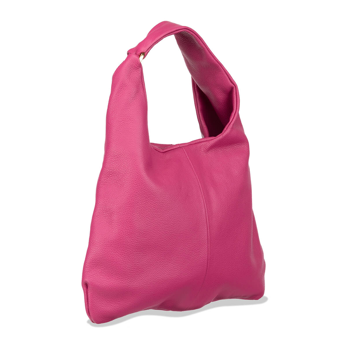 ‘basti’ women’s pink leather handbag – Made in Italy | habbot