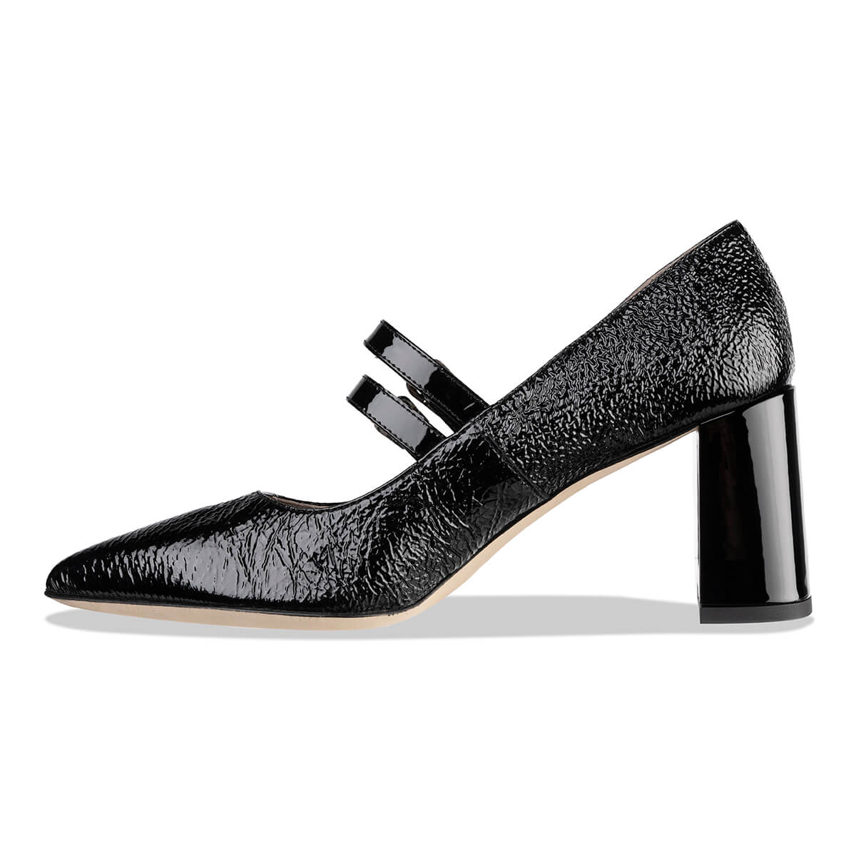 'motolto' women's point toe pumps in black patent leather - Italian ...